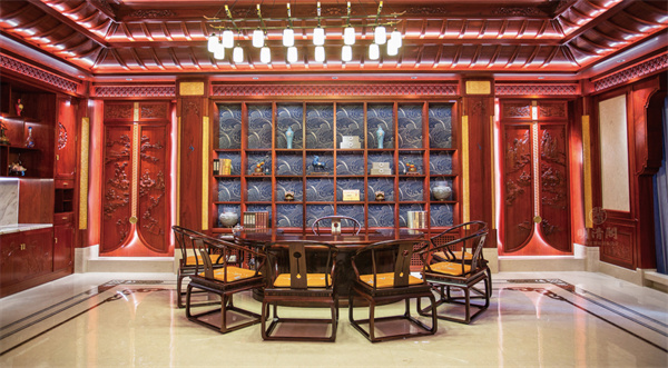 走進中式整裝龍頭企業(yè)明清閣，看中式美學館之叢桂山房